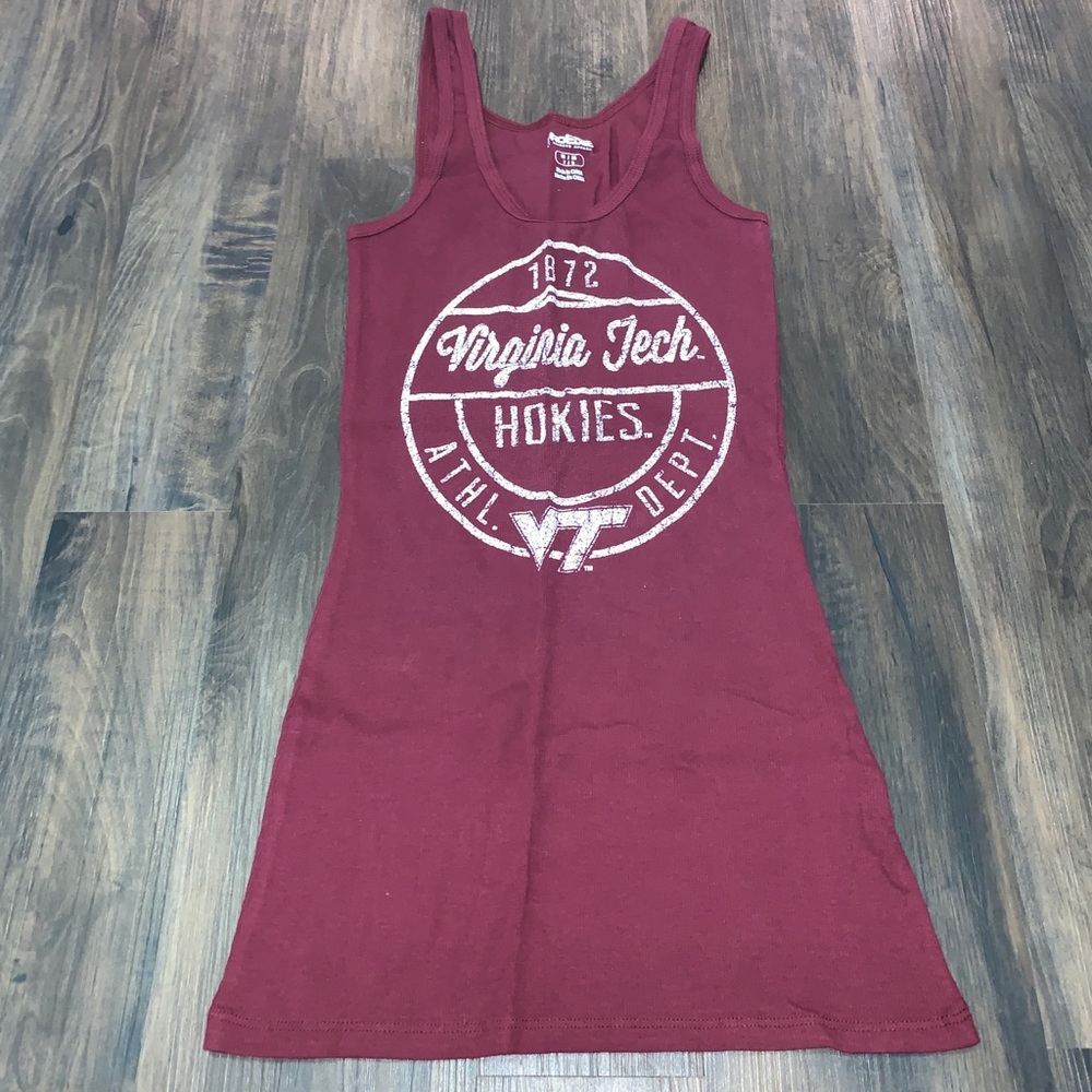 Virginia Tech Hokies Tank Top Juniors Medium NWOT